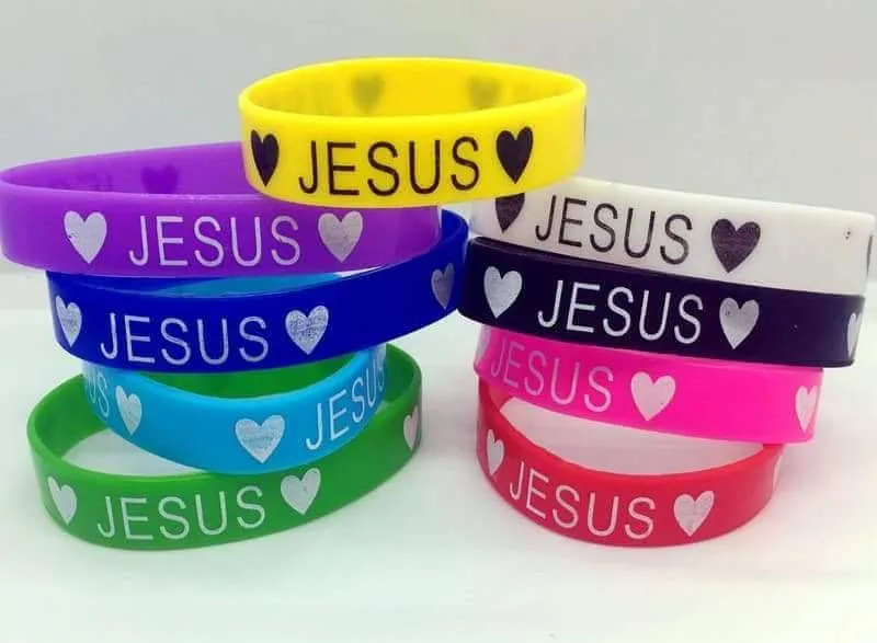 BRACELET SILICONE JESUS